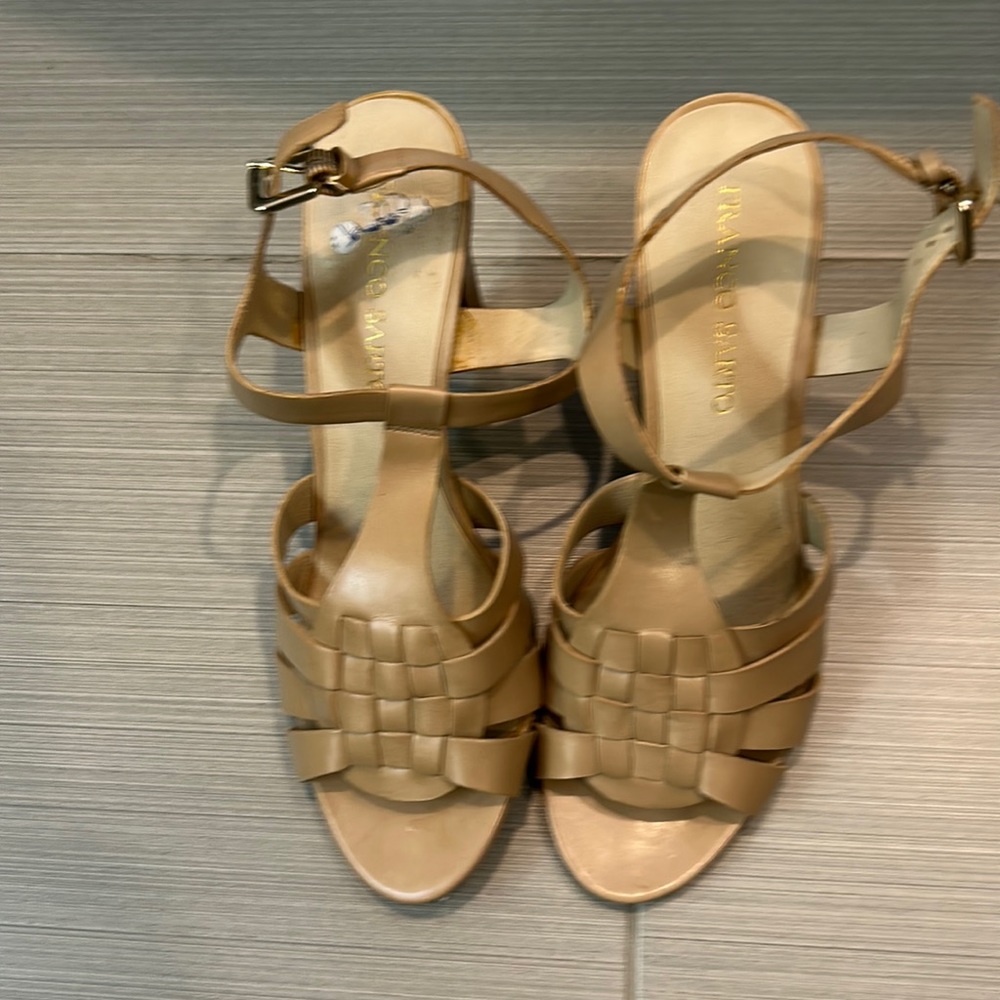 Franco Sarto tan sandals. Worn once!